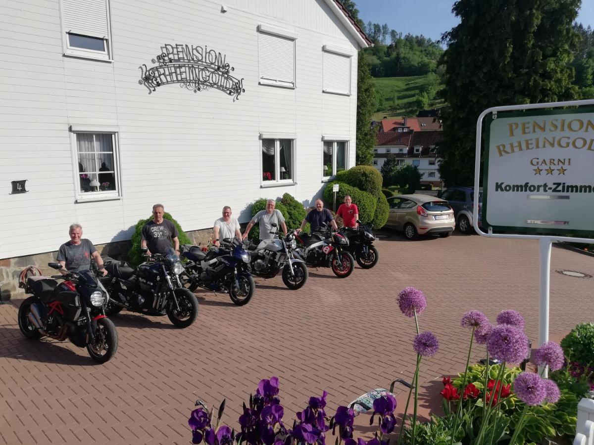 Pension Rheingold Garni Bad Grund Exteriör bild