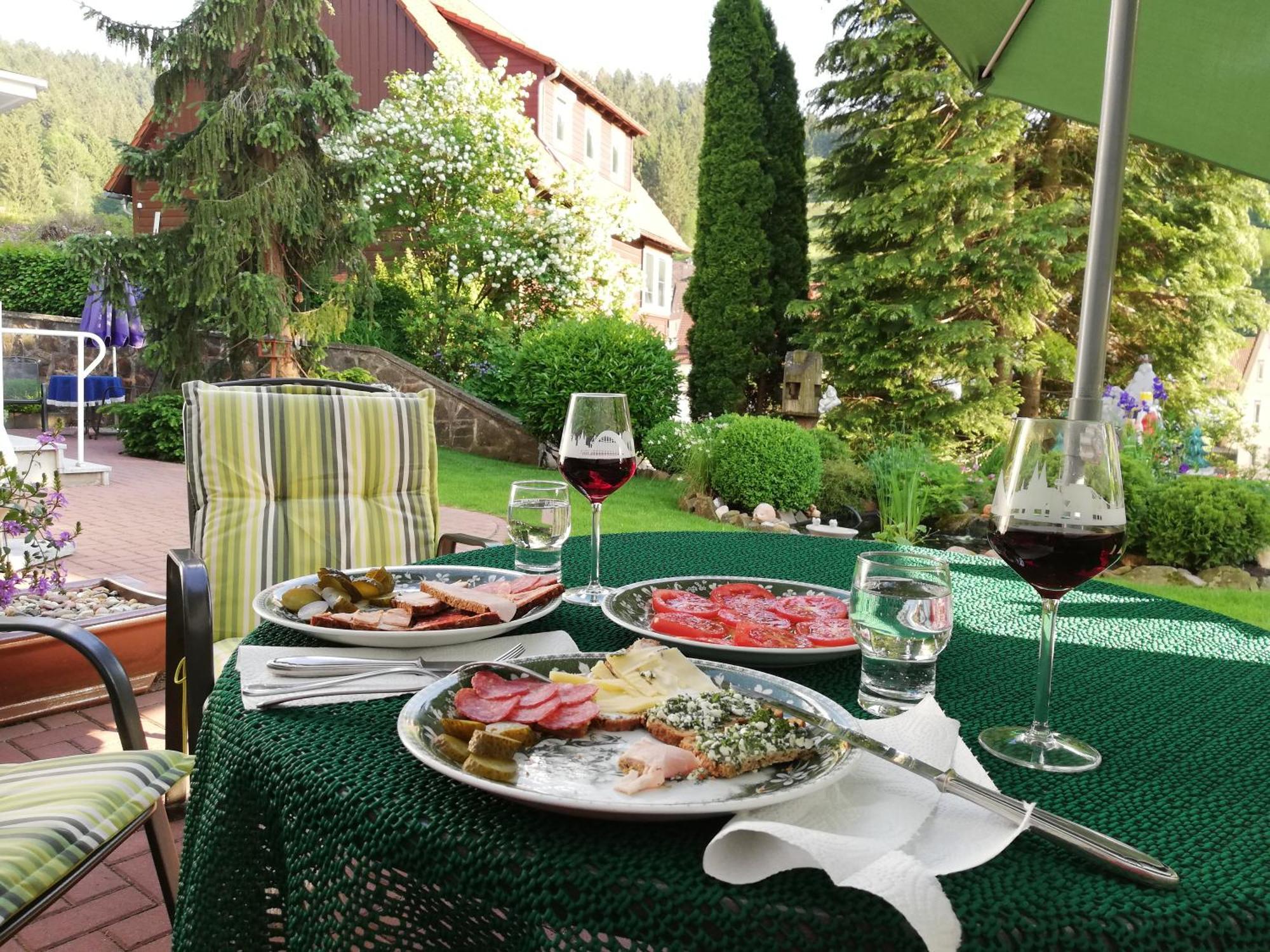Pension Rheingold Garni Bad Grund Exteriör bild
