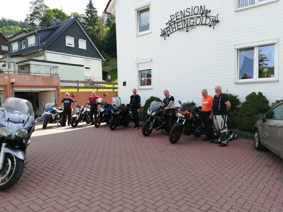 Pension Rheingold Garni Bad Grund Exteriör bild